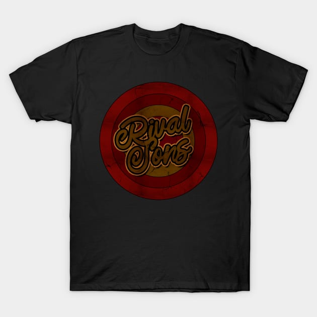 Circle Retro Rival Sons T-Shirt by Electric Tone